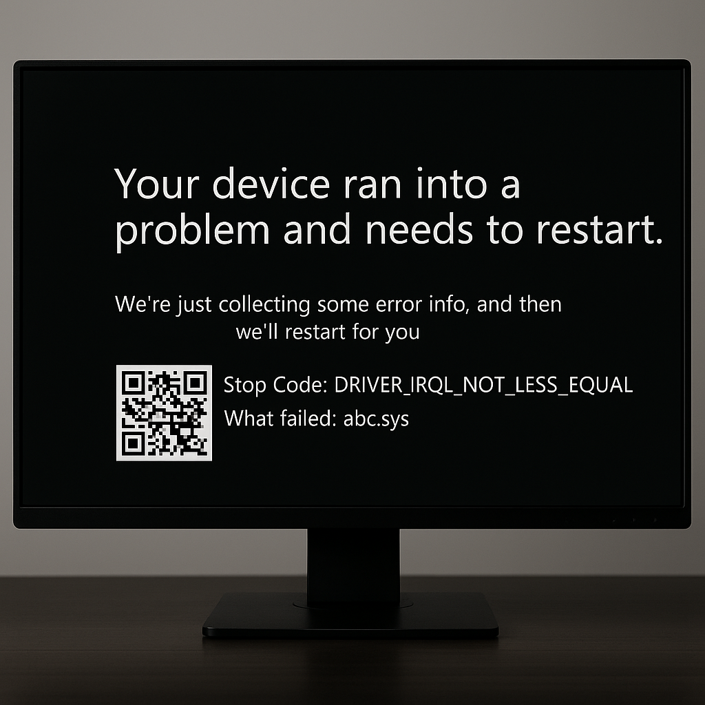 Das Ende des Blue Screen of Death. Willkommen Black Screen of Death