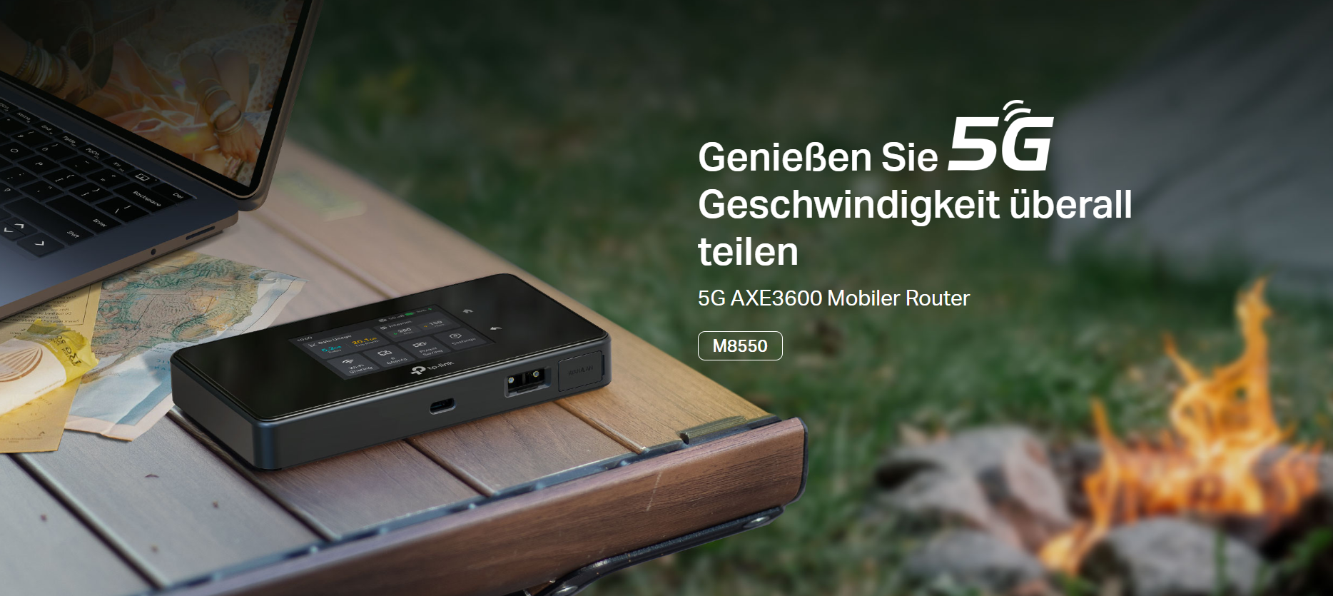 M8550 Neu 5G Mobiler WLAN-Router