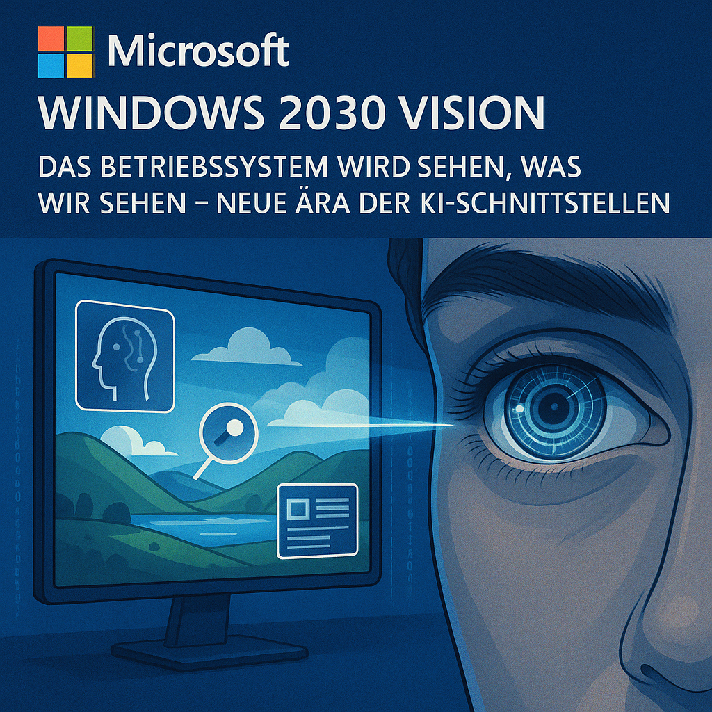 Microsoft Windows 2030 Vision: Das Betriebssystem wird zum intelligenten Assistenten