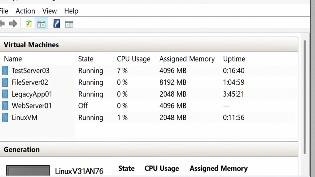 Konvertierung von Hyper-V Generation 1 zu Generation 2