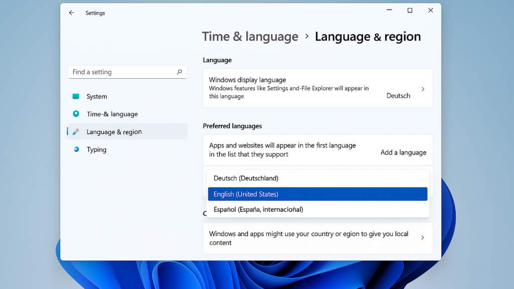 Windows-Anzeigesprache ändern: Schritt-für-Schritt-Guide für 10 und 11
