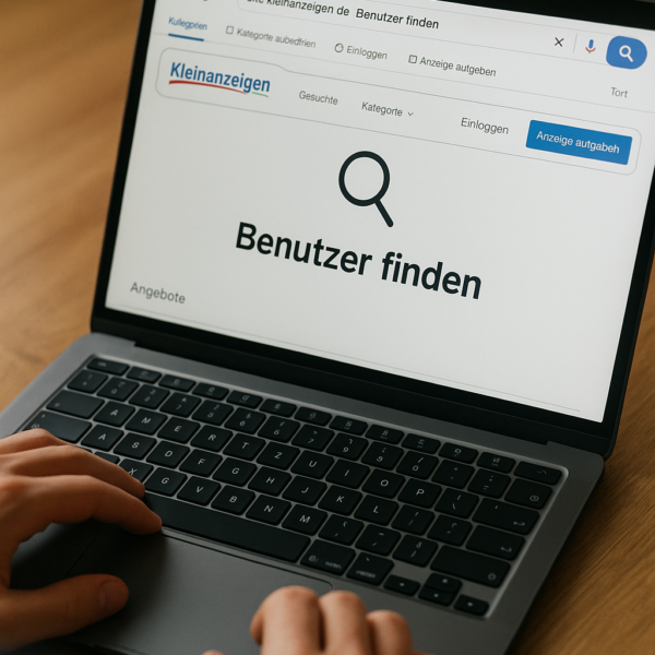 Wie findet man auf Kleinanzeigen einen Benutzer? (© CKVG / Bildbearbeitung CKVG)