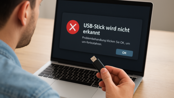 USB-Stick plötzlich nicht erkannt: Praktische Tipps für Windows 10, 11 & 7