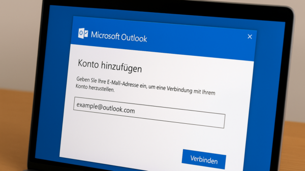 Kostenlose Outlook.com/Hotmail/Live/MSN E-Mailadresse mit Microsoft Outlook verbinden: So gelingt’s