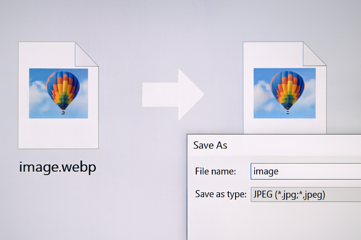 Einfach WebP to JPG: Anleitung für Windows Nutzer ohne Zusatz-Software