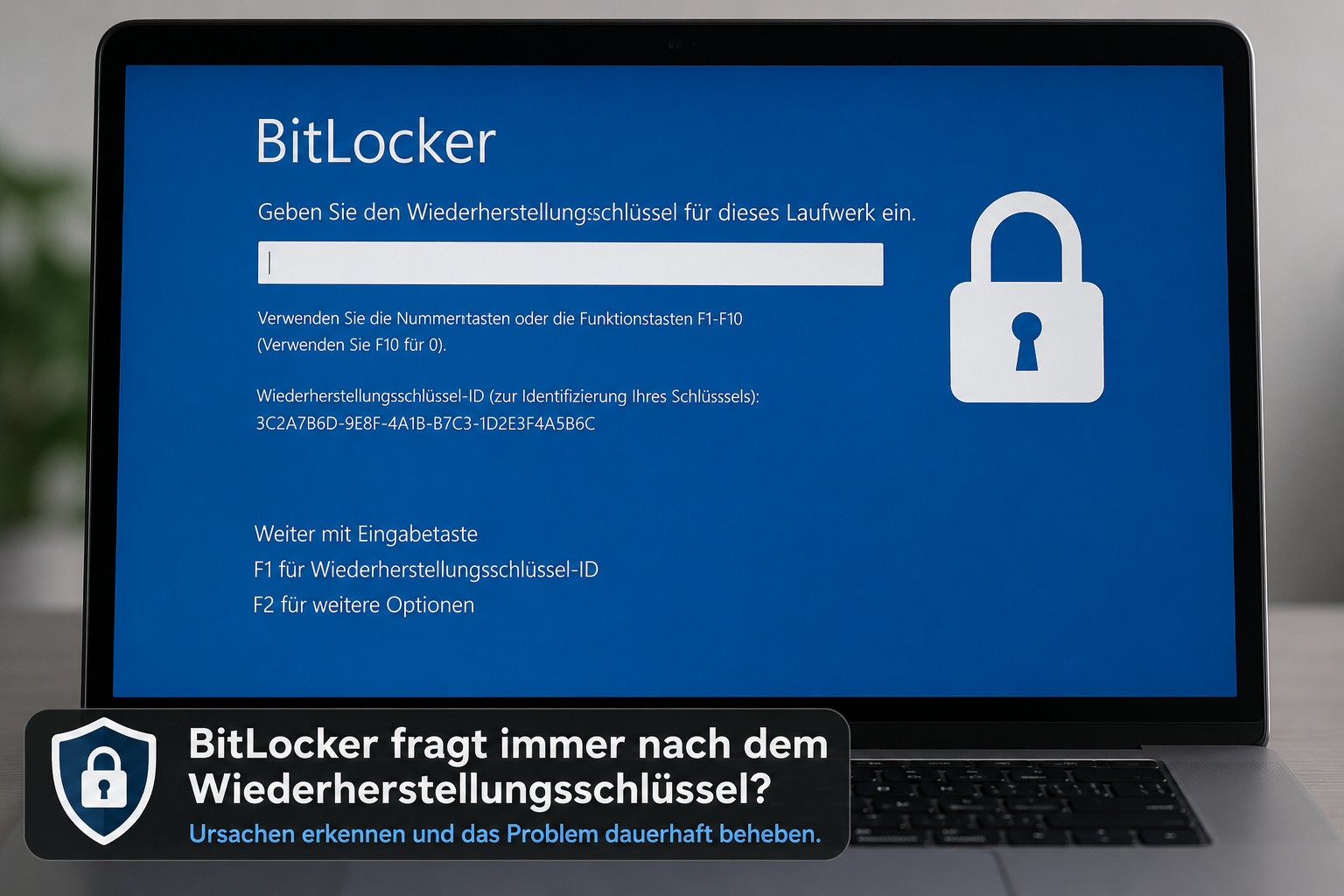 BitLocker fragt immer nach dem Wiederherstellungsschlüssel bei jedem Start
